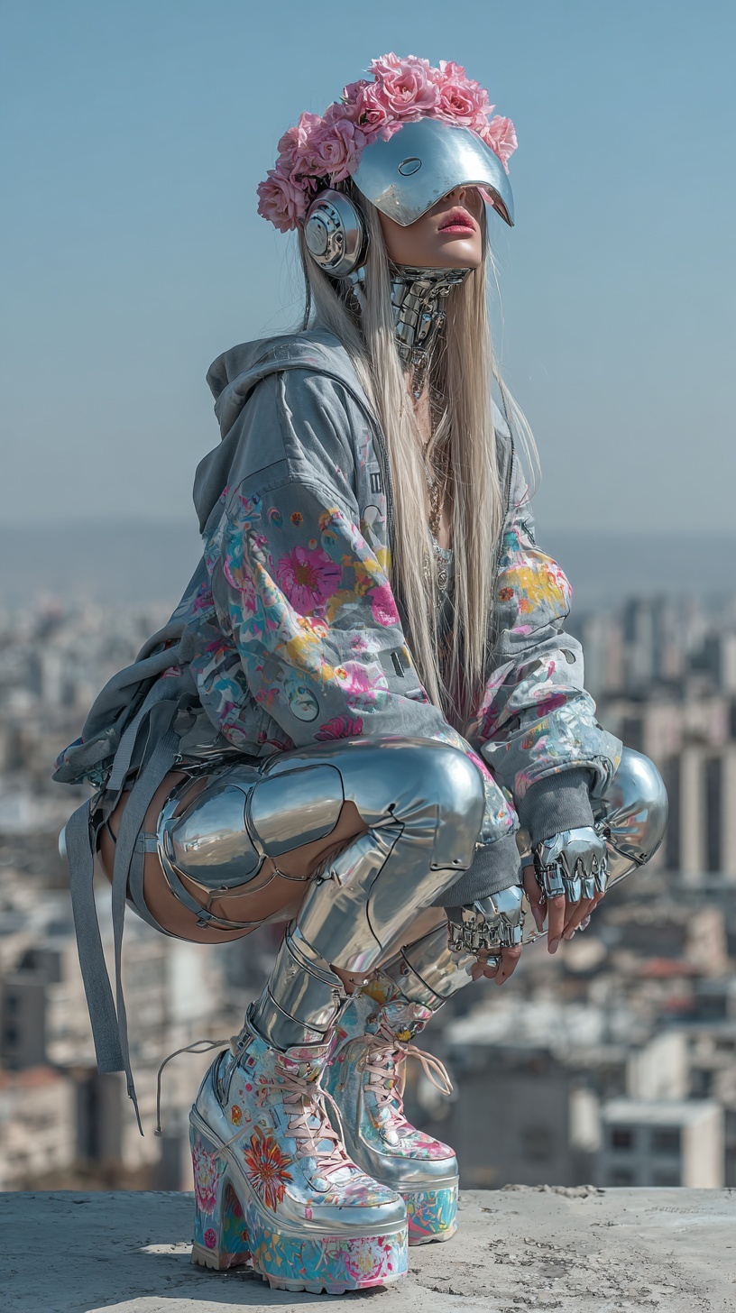 Futuristic Fashion: Cyberpunk Chic in Urban Ruins