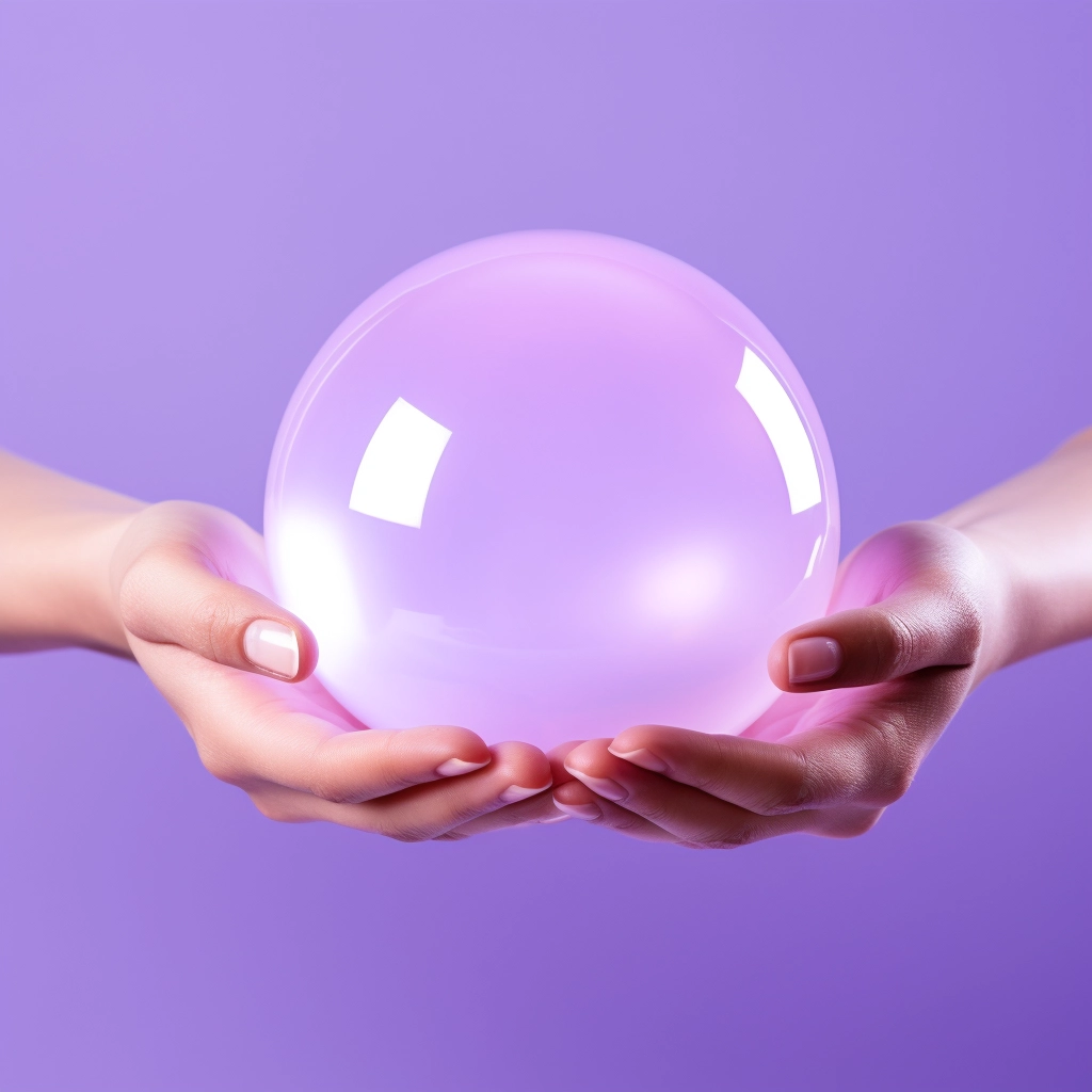 Unleash the Power: Magical Ball Therapy in Calming Purple