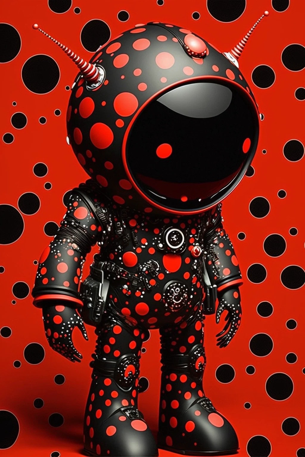 Space Marine Art by Yayoi Kusama