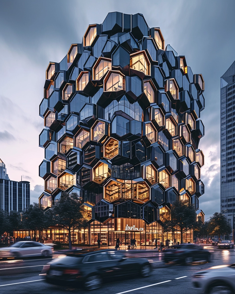 Parametric Facade Design for Urban Office Buildings: Transforming the Cityscape