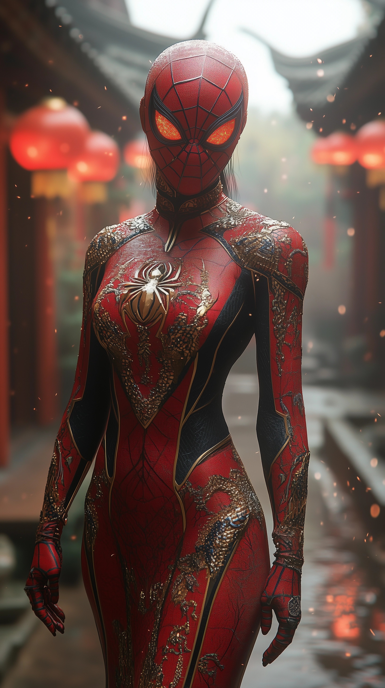 Mesmerizing Spider-Woman: Elegance Meets Power