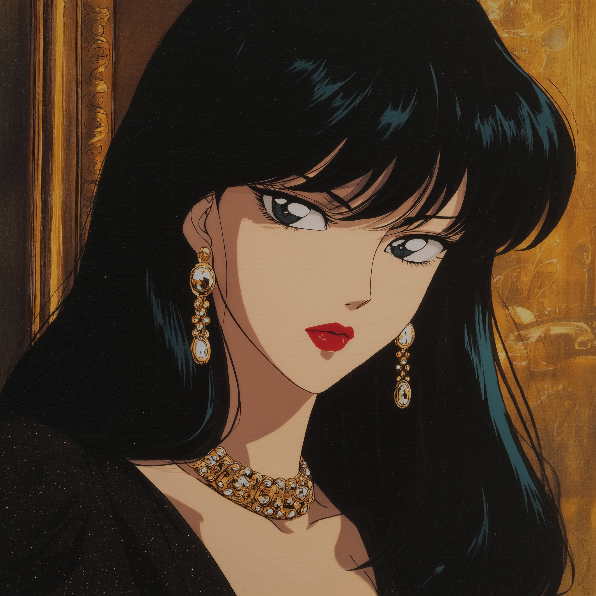 Stunning Anime Art: Gorgeous Women & Glamorous Style