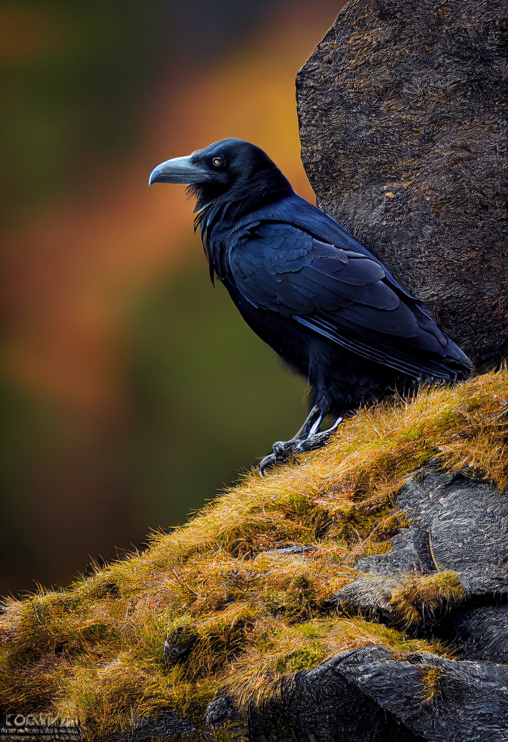 Norwegian Raven: Hyper Realistic Photo by Joel Sartore