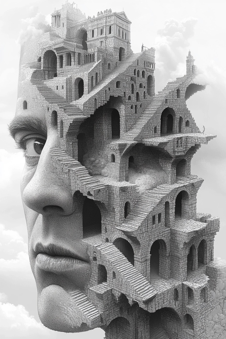 Endless Face: An Escher-Inspired Transformation