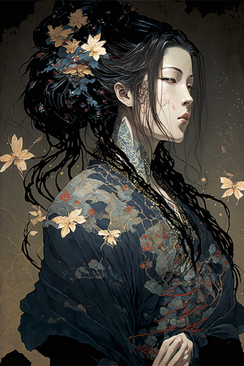 Stunning Geisha Portrait by Top Artists