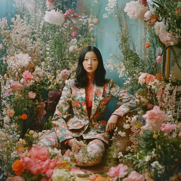 Surreal Spring Elegance: Gucci's Floral Fantasy