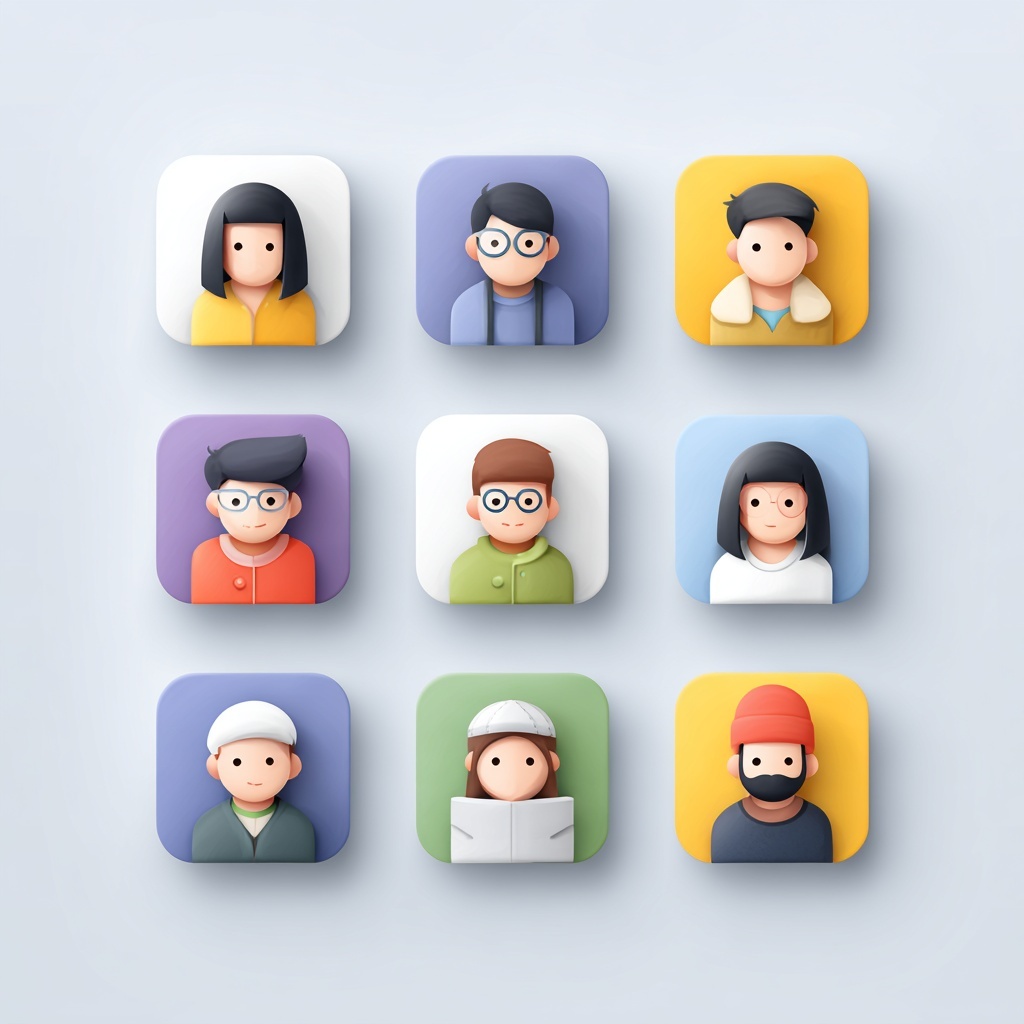 Custom User Icons: Simple and Stylish Designs