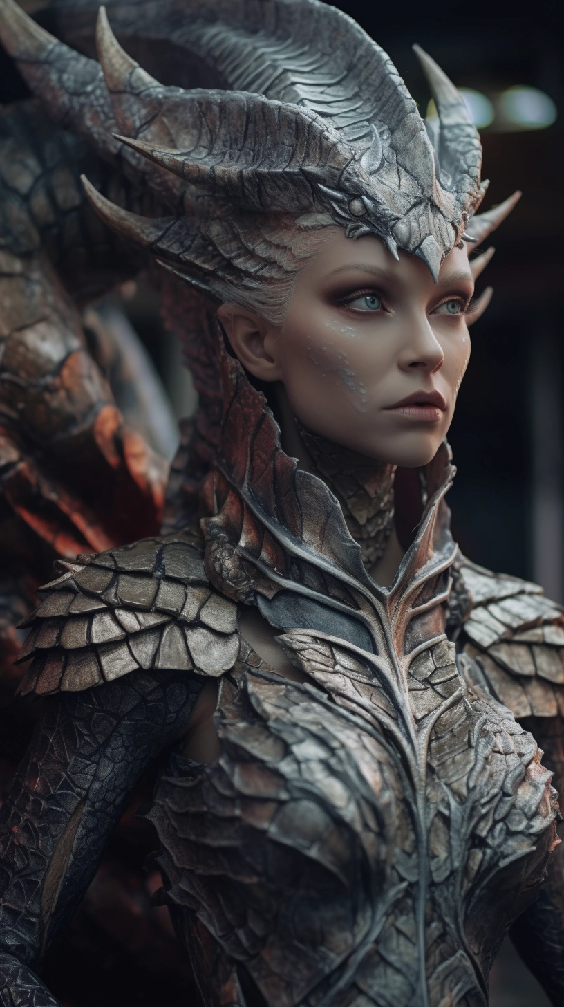 Dragon Queen Costume: Intricate Details & Cinematic Style