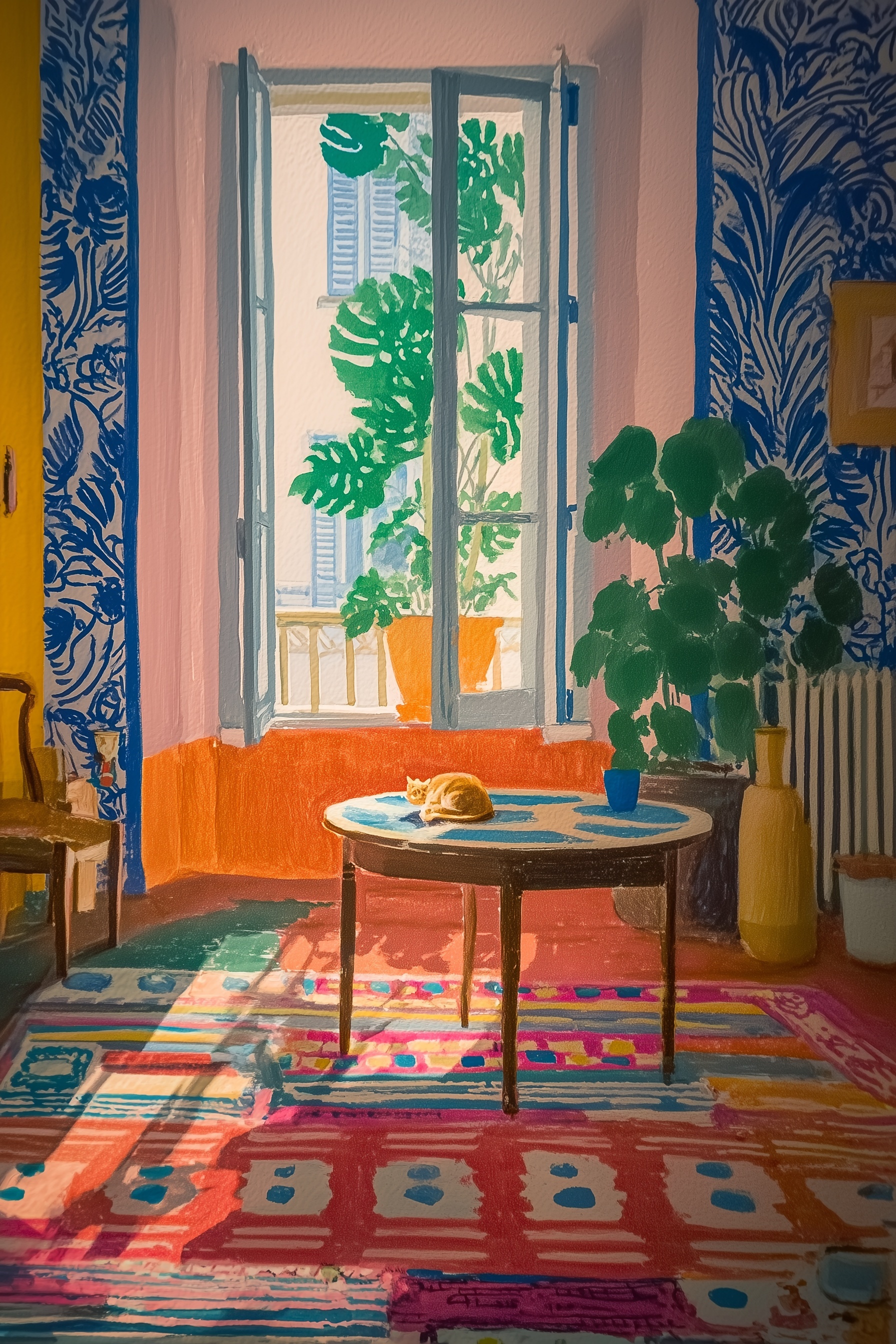 Cozy Matisse-Inspired Interior: Serenity Awaits