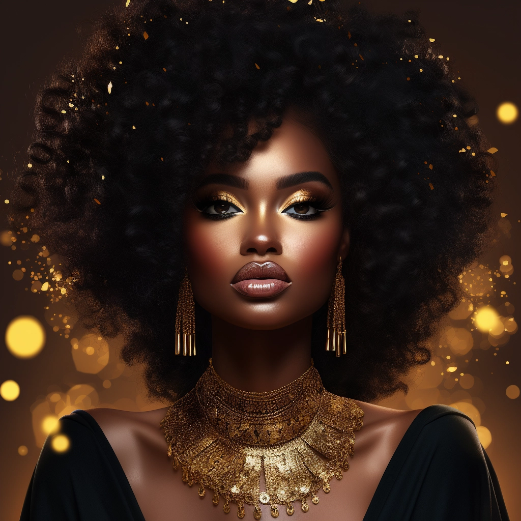 Flawless Makeup for Dark Skin Tones: Stunning Afro Style