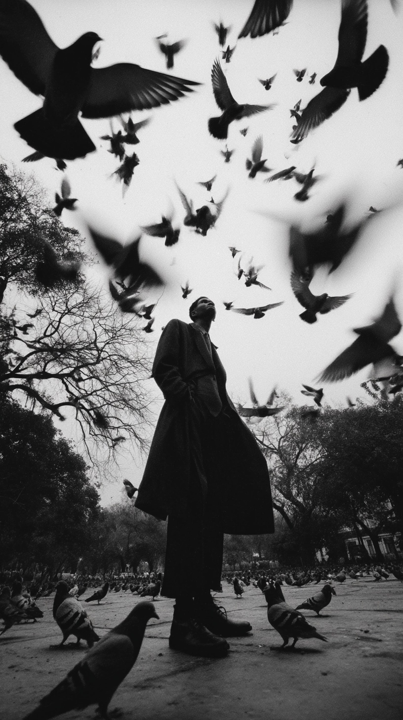 Capture Nostalgia: Man, Birds, and Nature