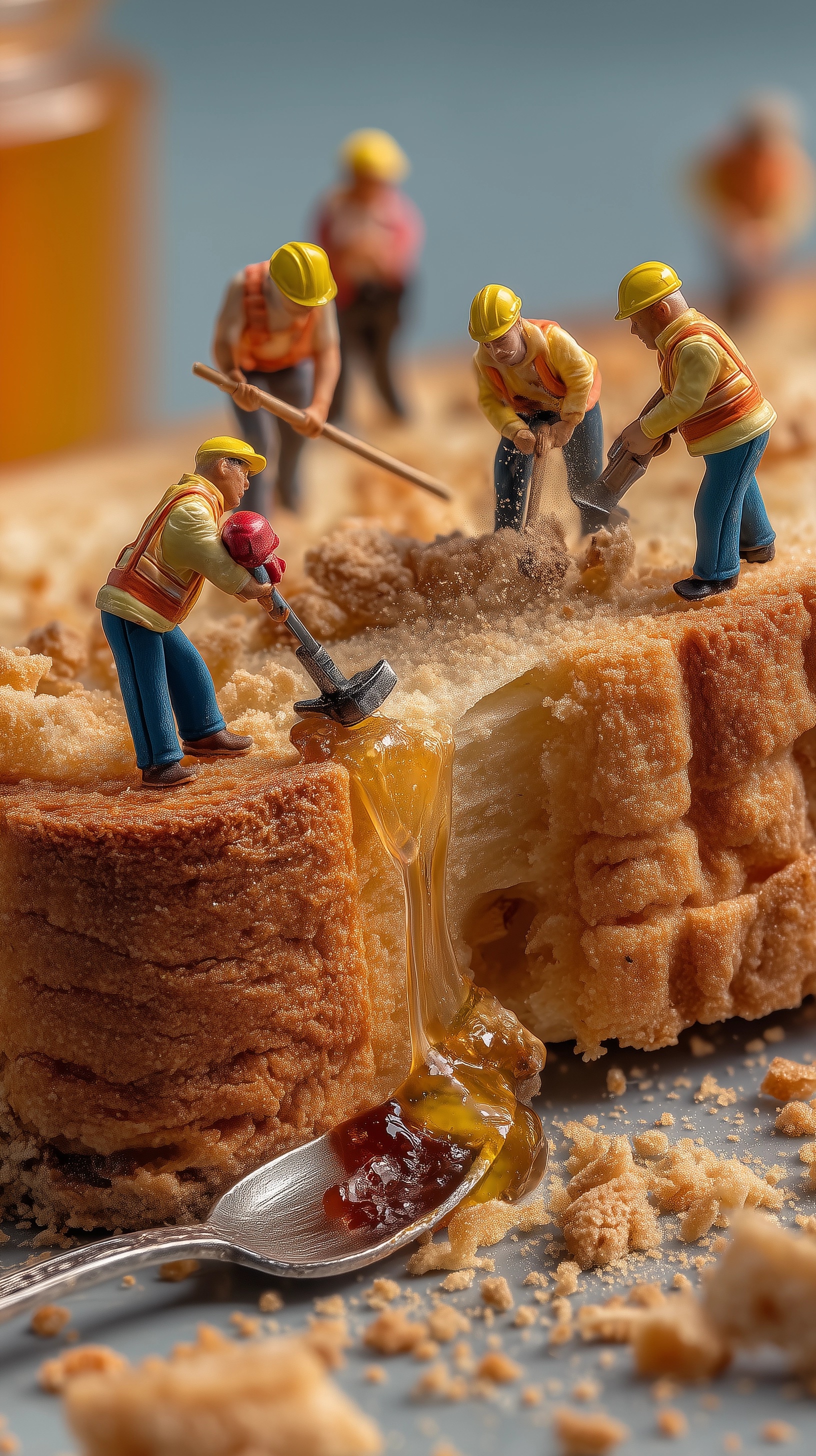 Mini Workers Perfecting Your Breakfast Rusk!