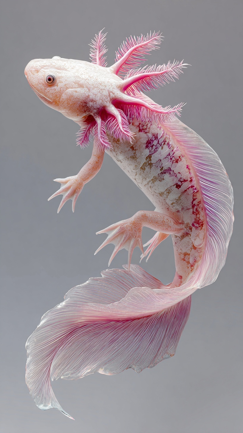 Stunning Axolotl Art: Nature Meets Fantasy