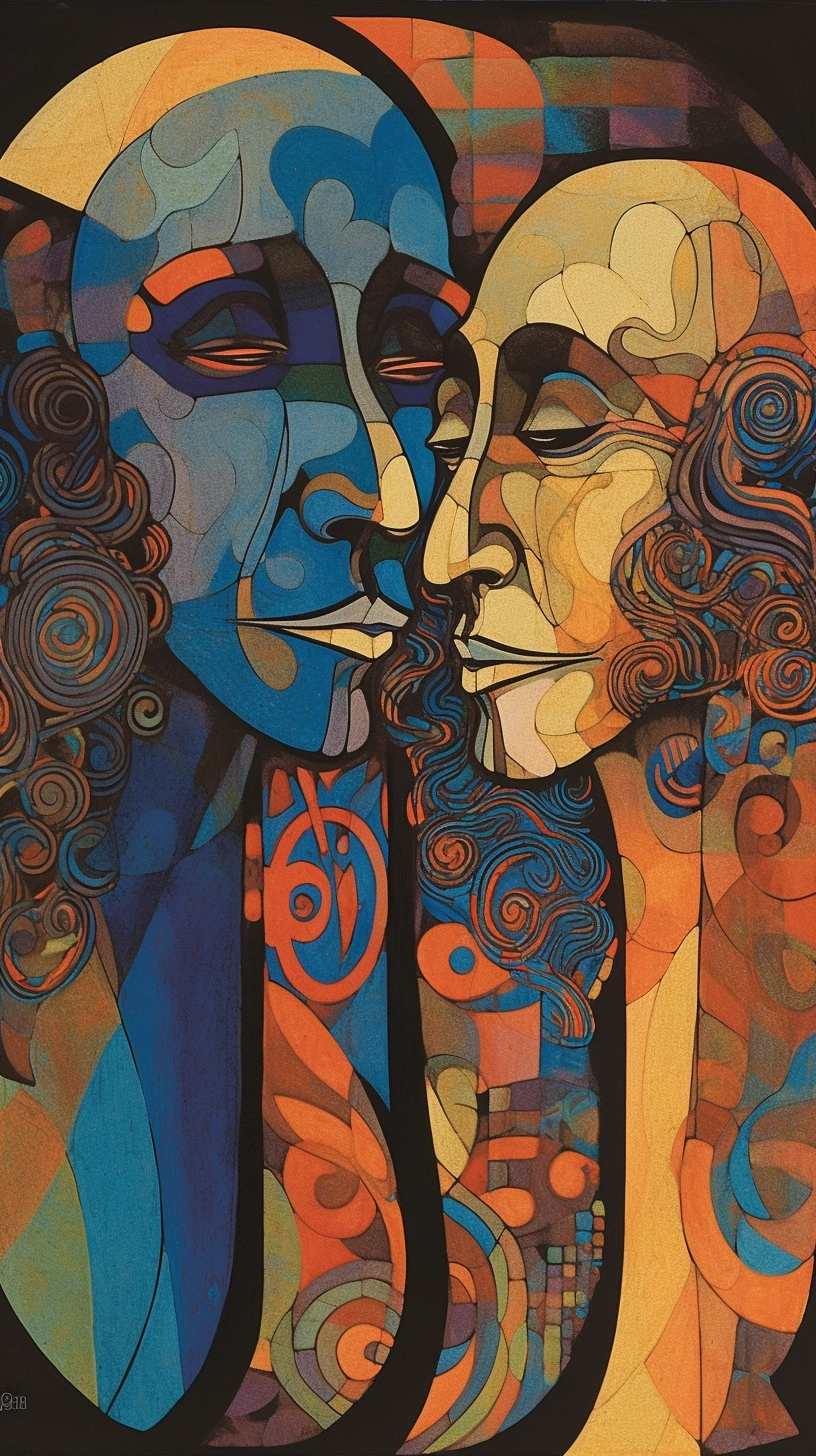 Colorful Surreal Silhouettes by Hundertwasser, Fairey & Froud