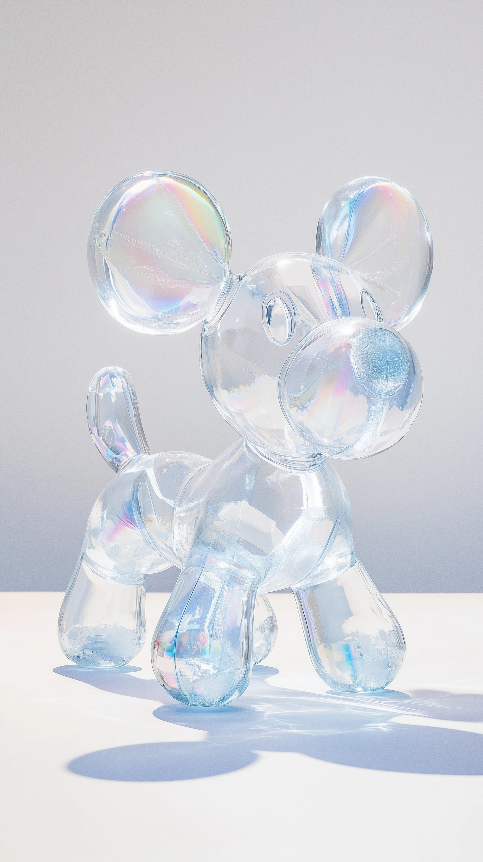 Stunning Full-Body Ice Sculpture by Koons