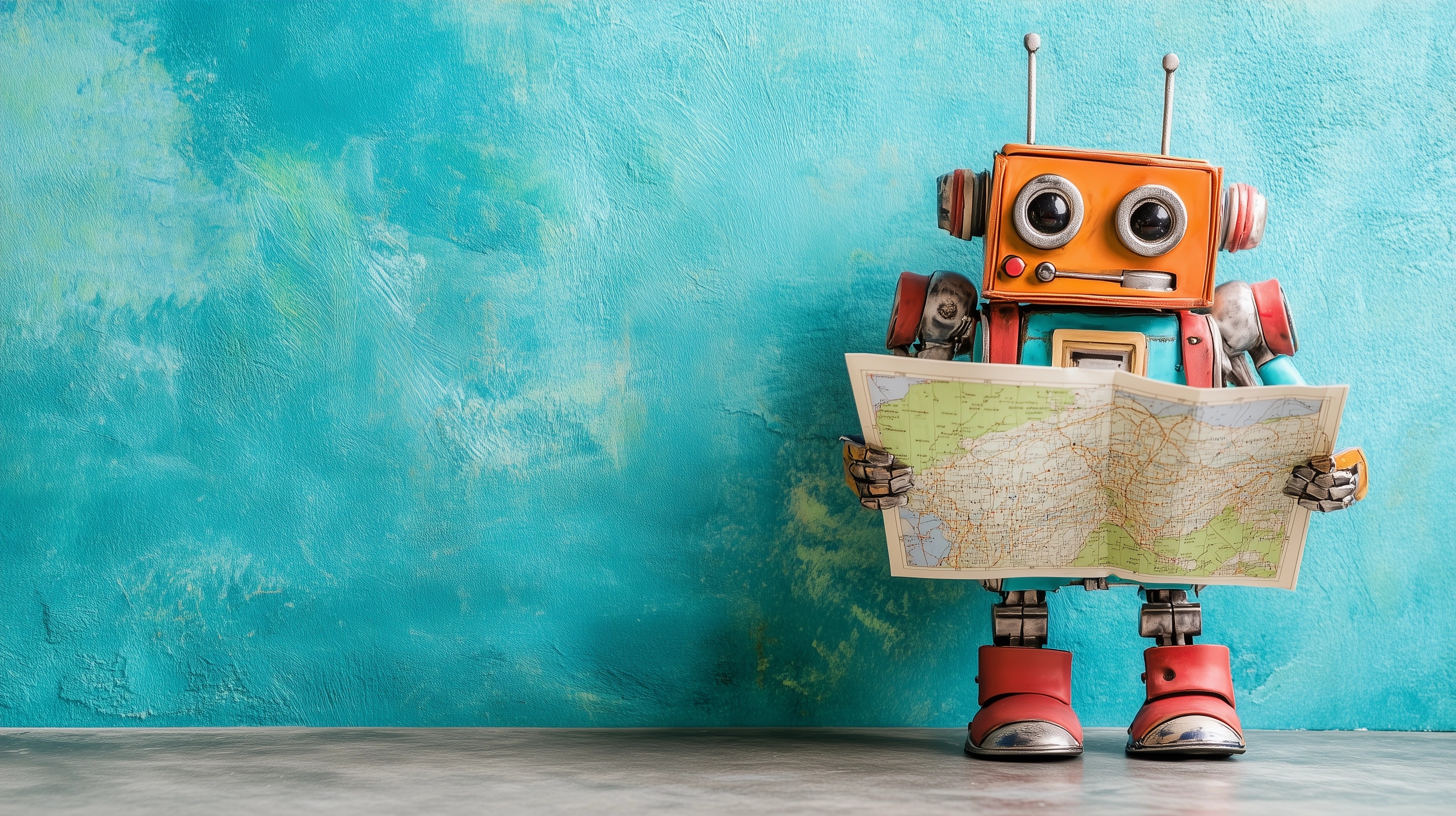 Adventure Awaits: Join Our Curious Robot Explorer!