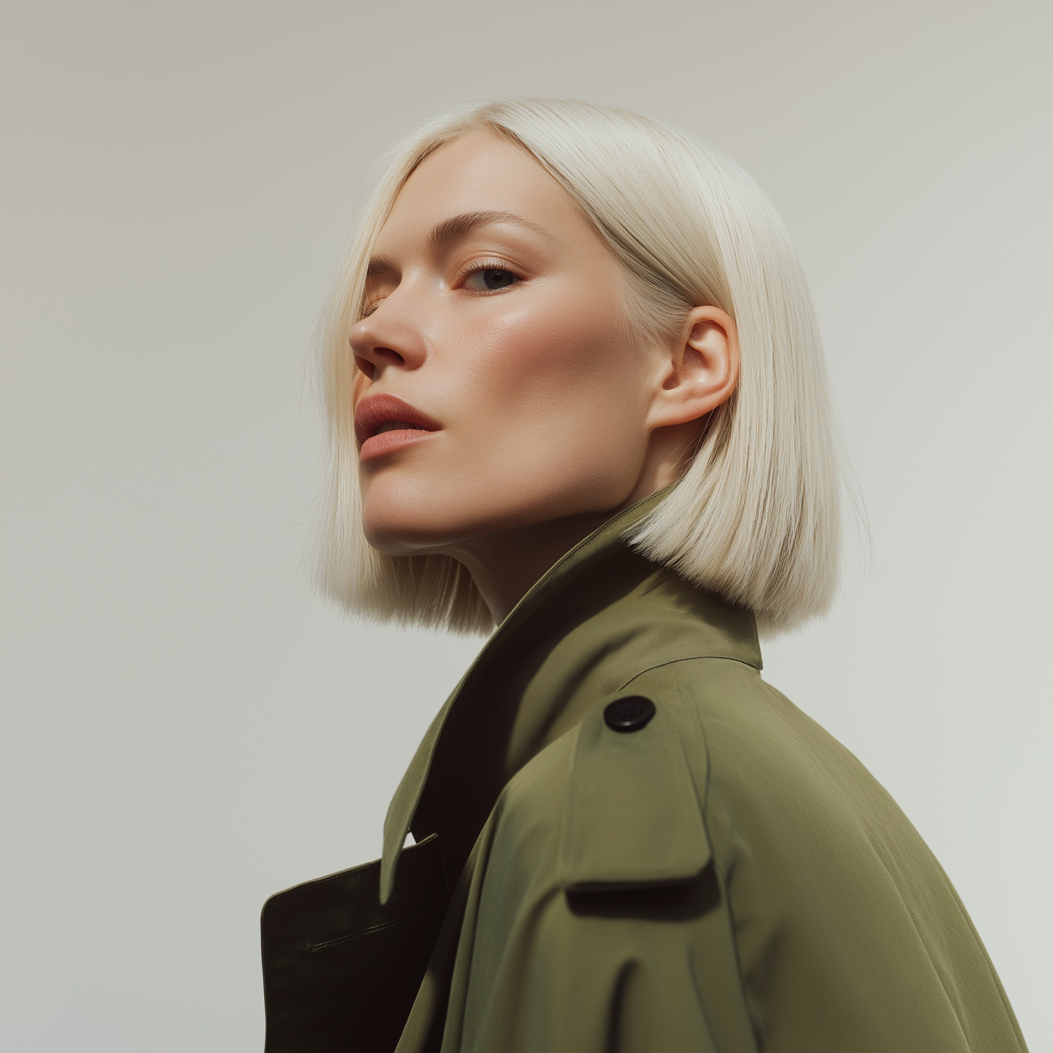 Chic Urban Fashion: 2025 Trench Coat Portrait