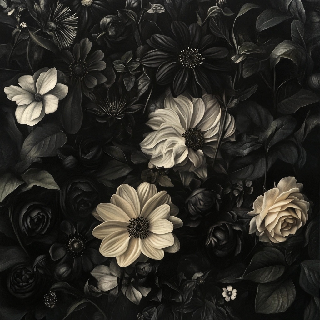 Blooming Darkness: Explore Power in Every Petal