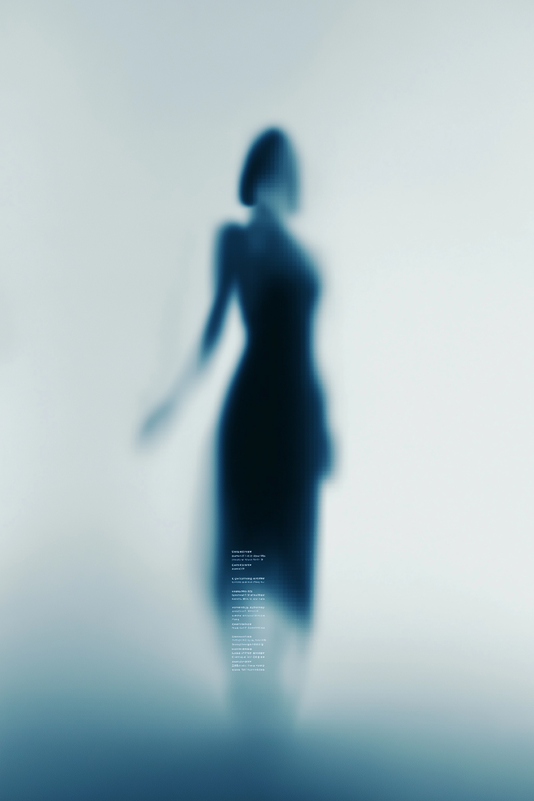 Ethereal Silhouette: Dreamy Minimalist Art