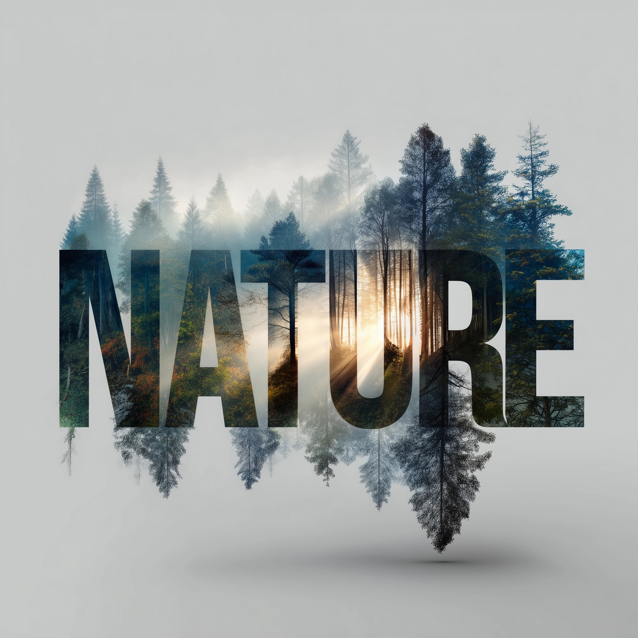 Stunning Nature Double Exposure Art