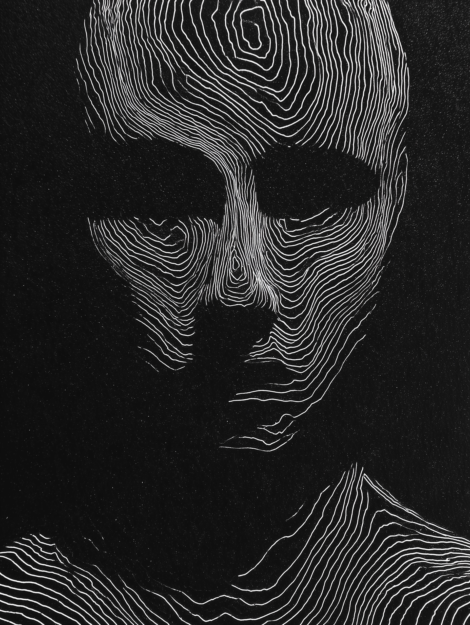 Elegant Minimalist Torso Art: Depth in Simplicity
