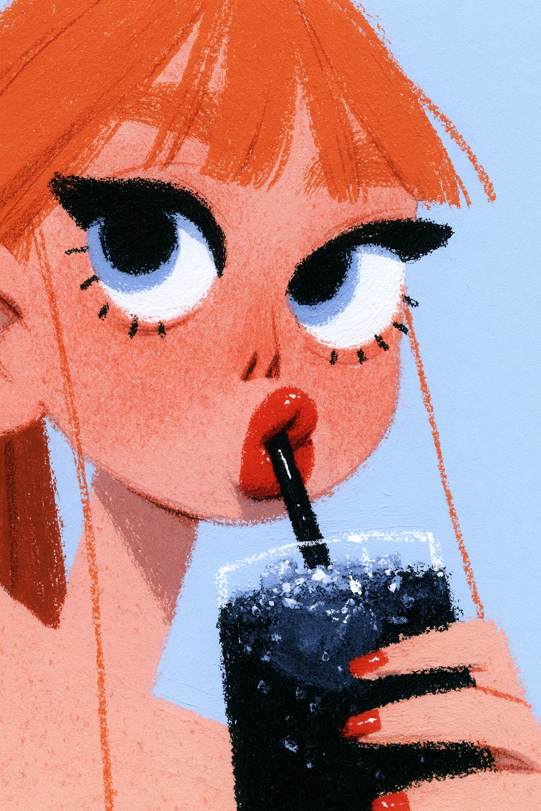 Freckled Redhead Sassy Poster Design