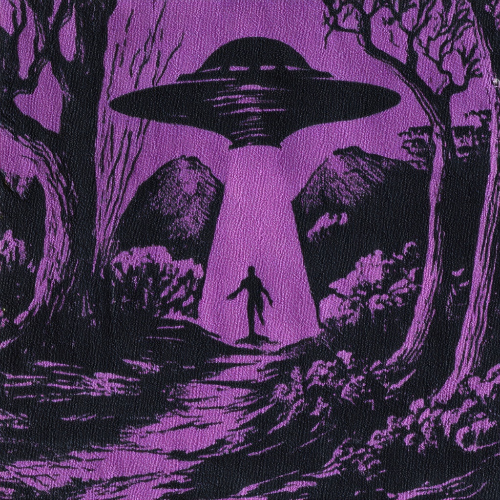 1950s Alien Abduction: A Surreal Religious Journey