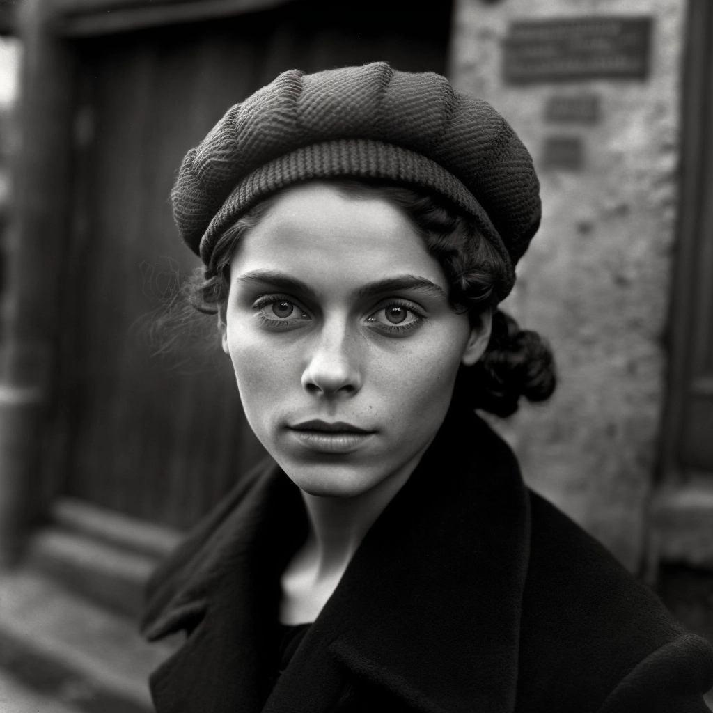 Stylish Paul Strand Portrait of Beautiful Woman