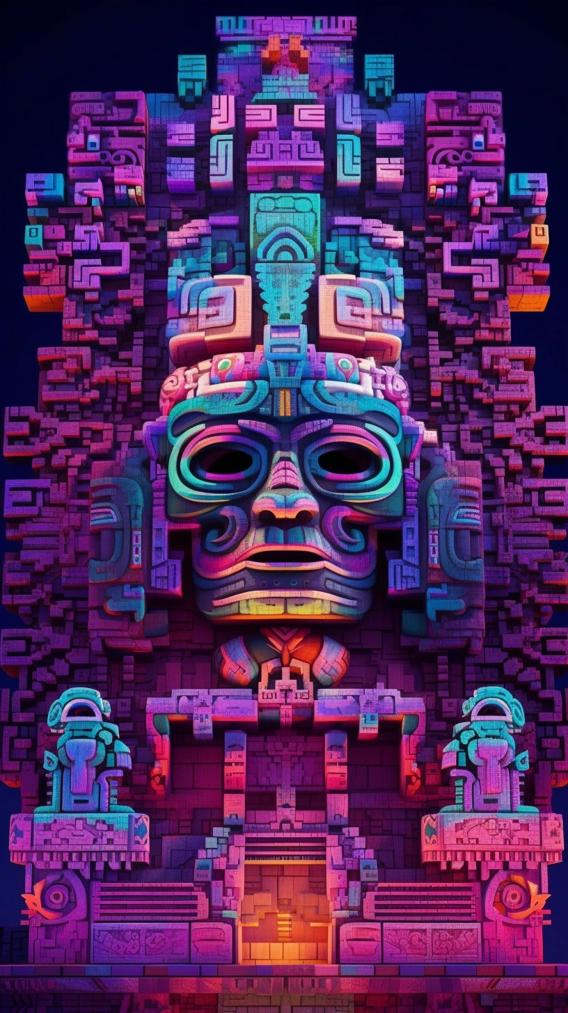 Mayan God City: Holopunk Reality