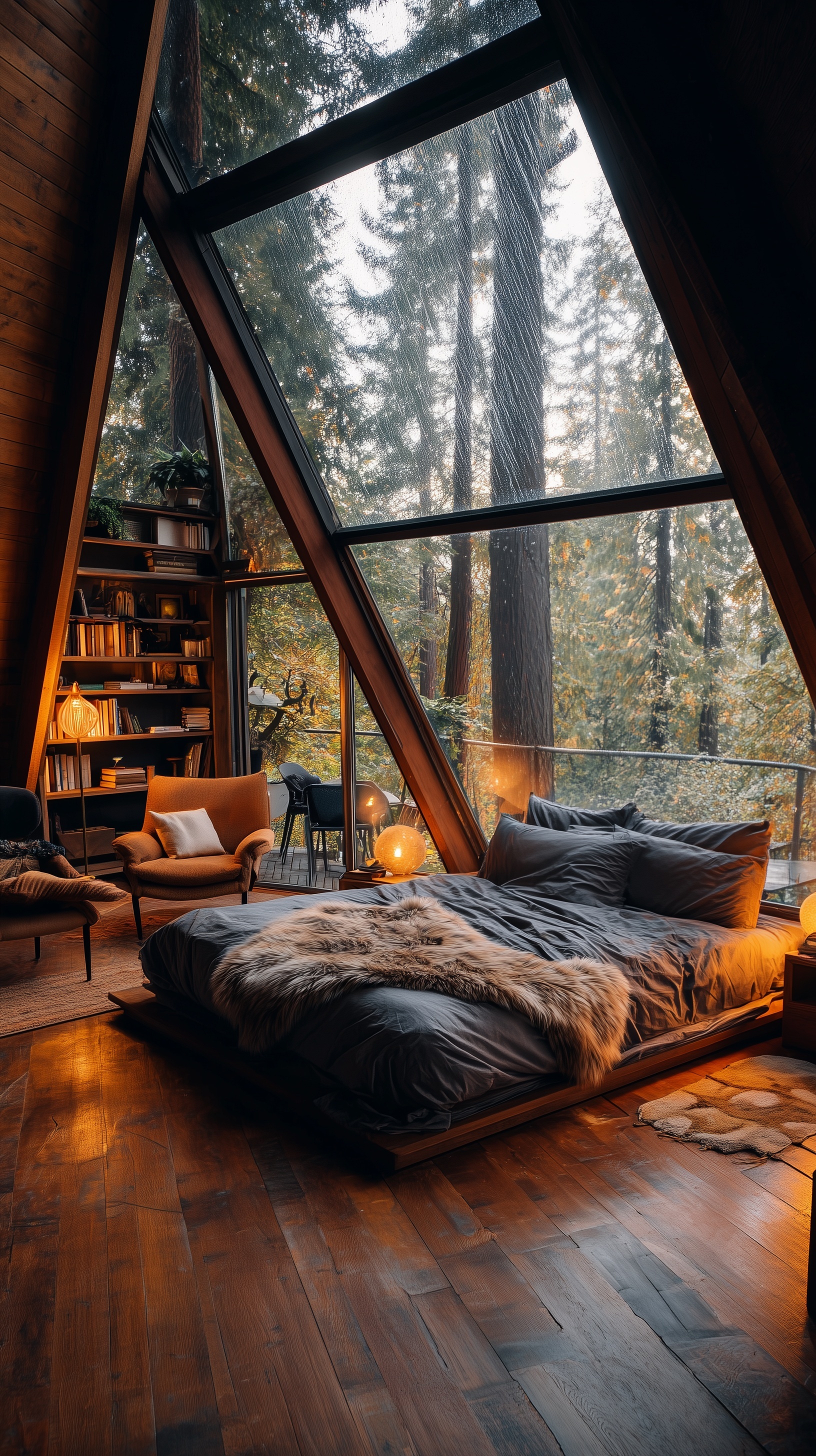 Cozy A-Frame Cabin: Tranquil Forest Retreat