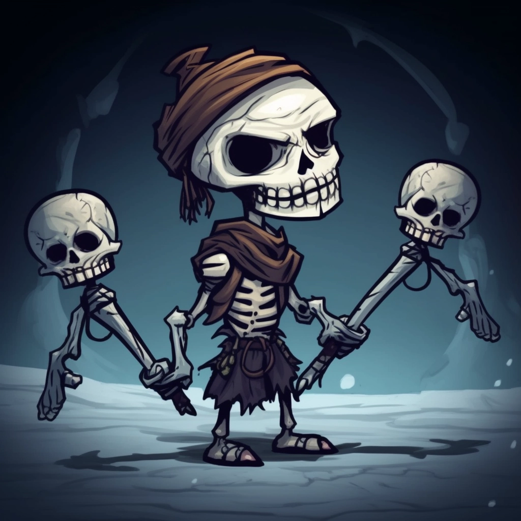 Defeat the Mini Skeleton Pirate Boss in Snowy Battle