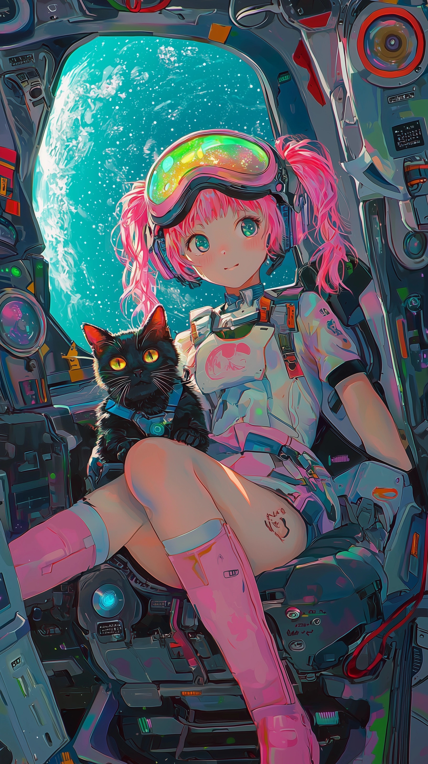 Cosmic Whimsy: Kawaii Sci-Fi Adventure Awaits