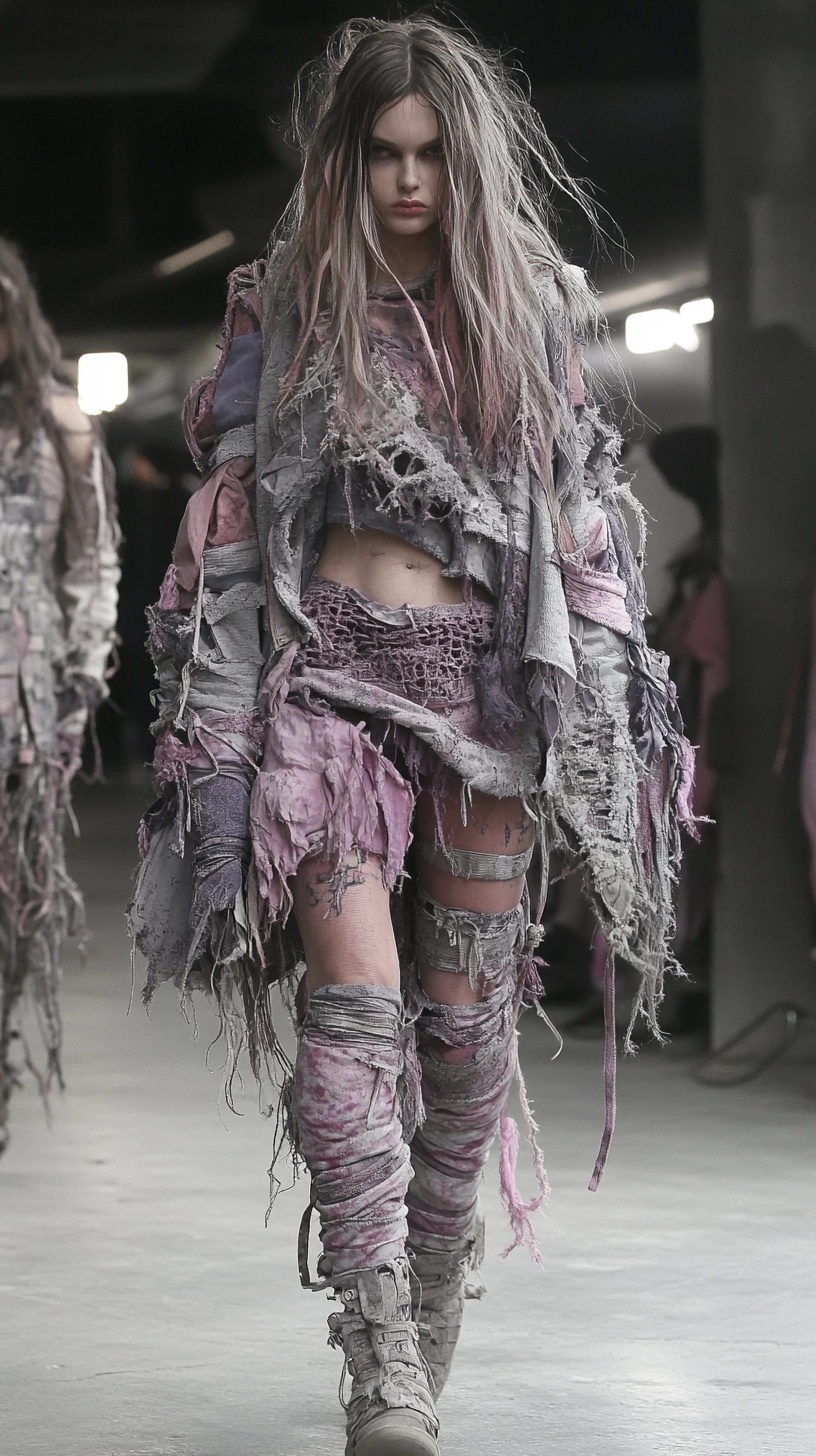 Cyberpunk Chic: Soft Pastels for the Runway