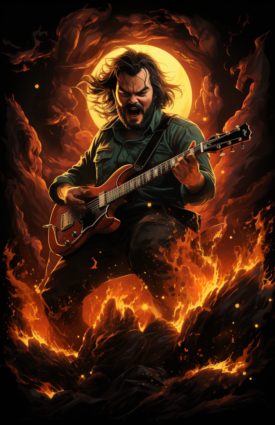 Magical and Rad: Rock's Unleashed Power - Art by Tenacious D