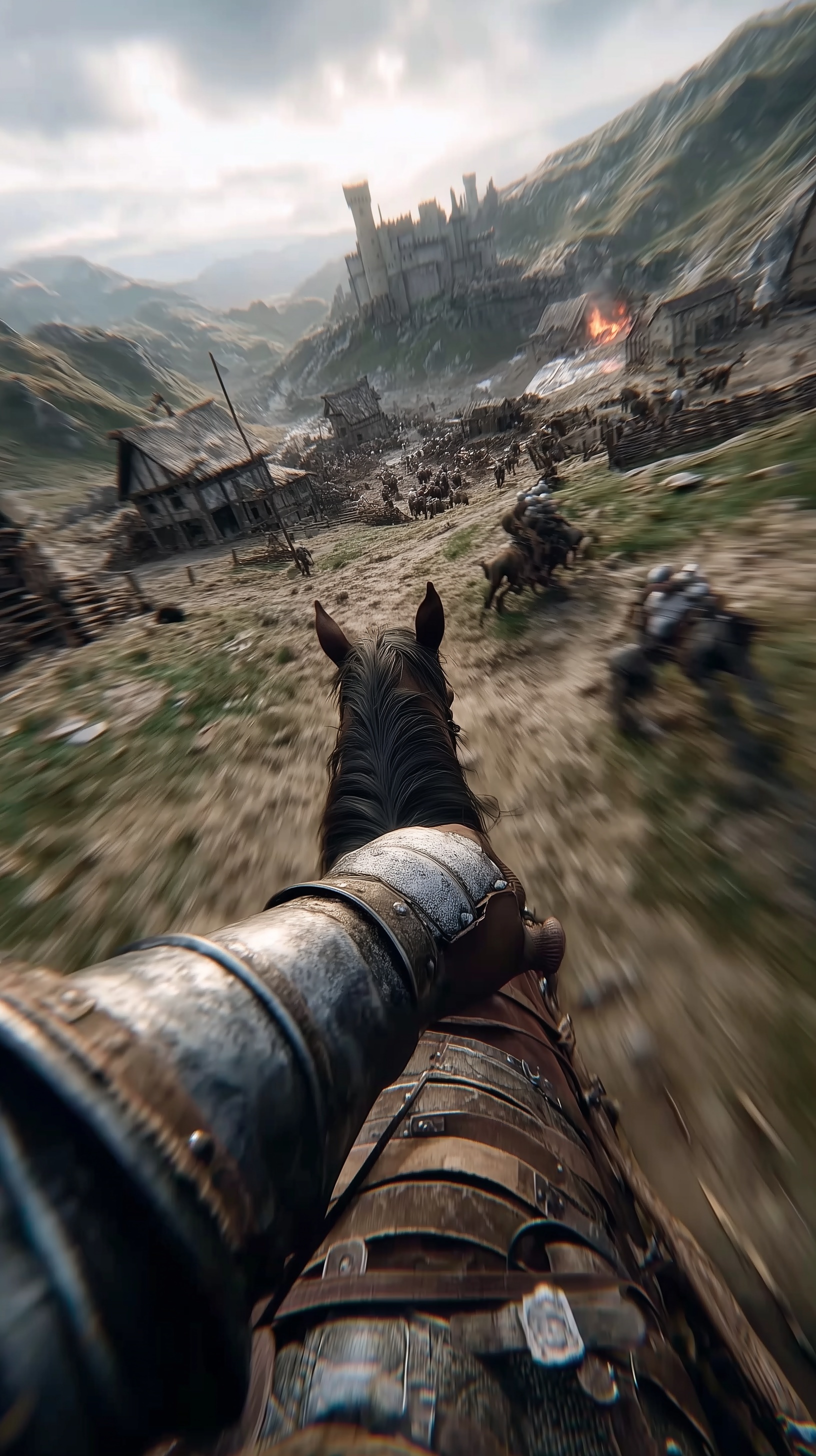 Chaos in the Highlands: A Knight's Desperate Charge