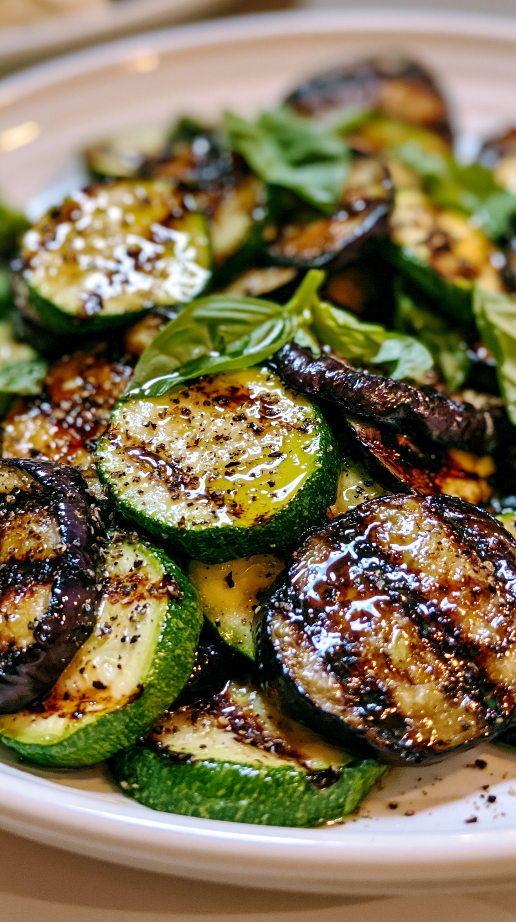 Grilled Eggplant & Zucchini Salad Delight