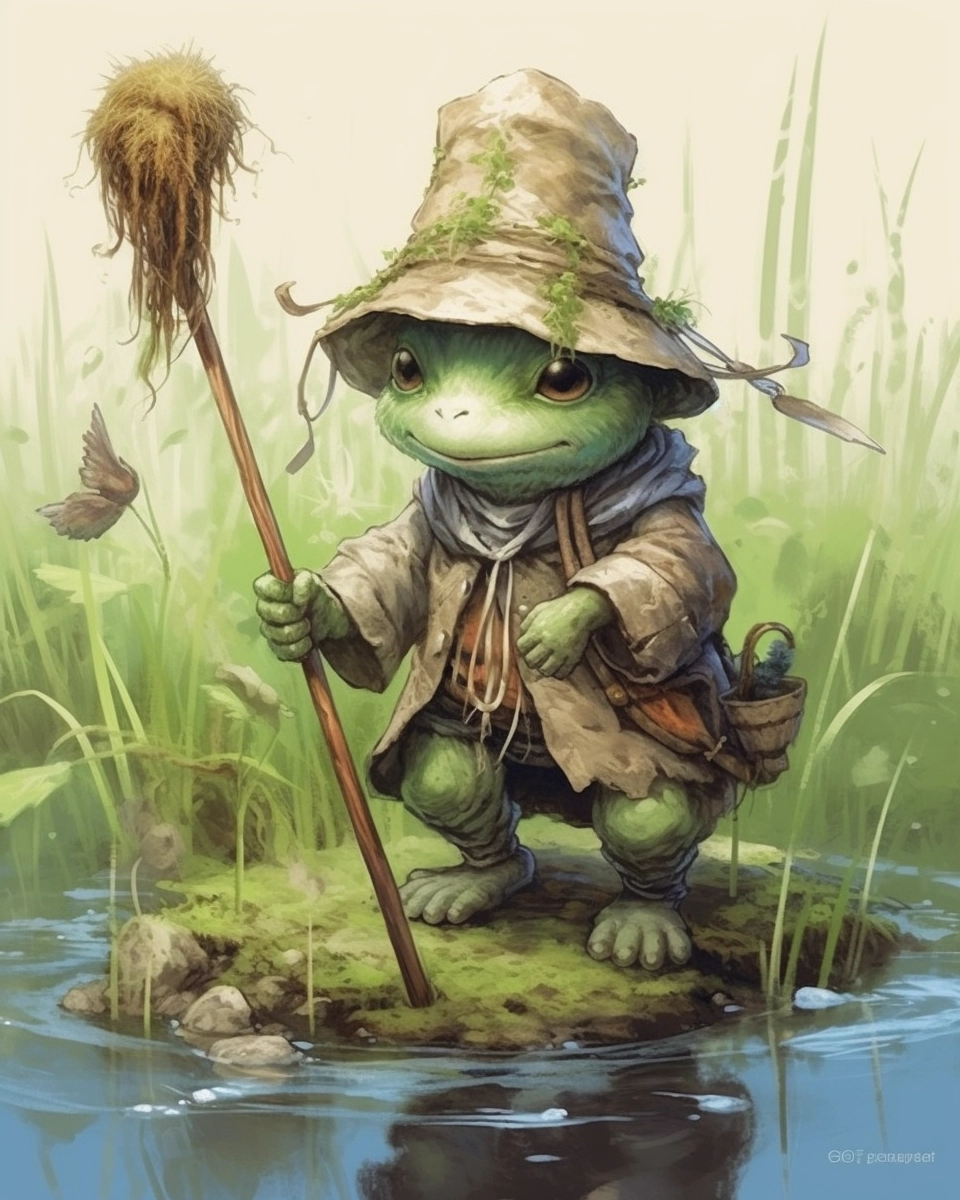 Adorable Swamp Mage Art by Shinichi Kameoka