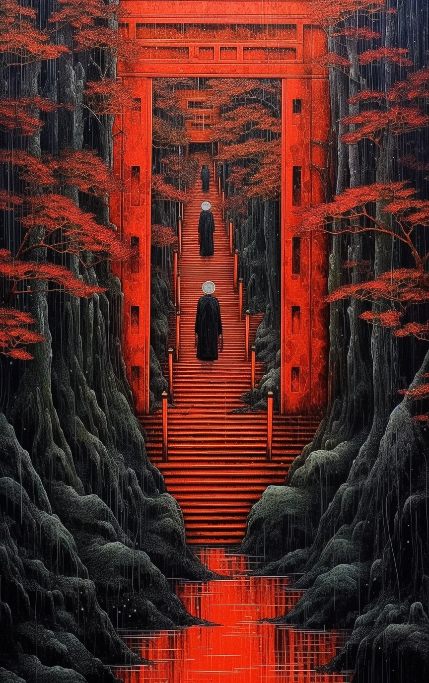 Dark Fantasy Art: Yokoo Tadanori Style