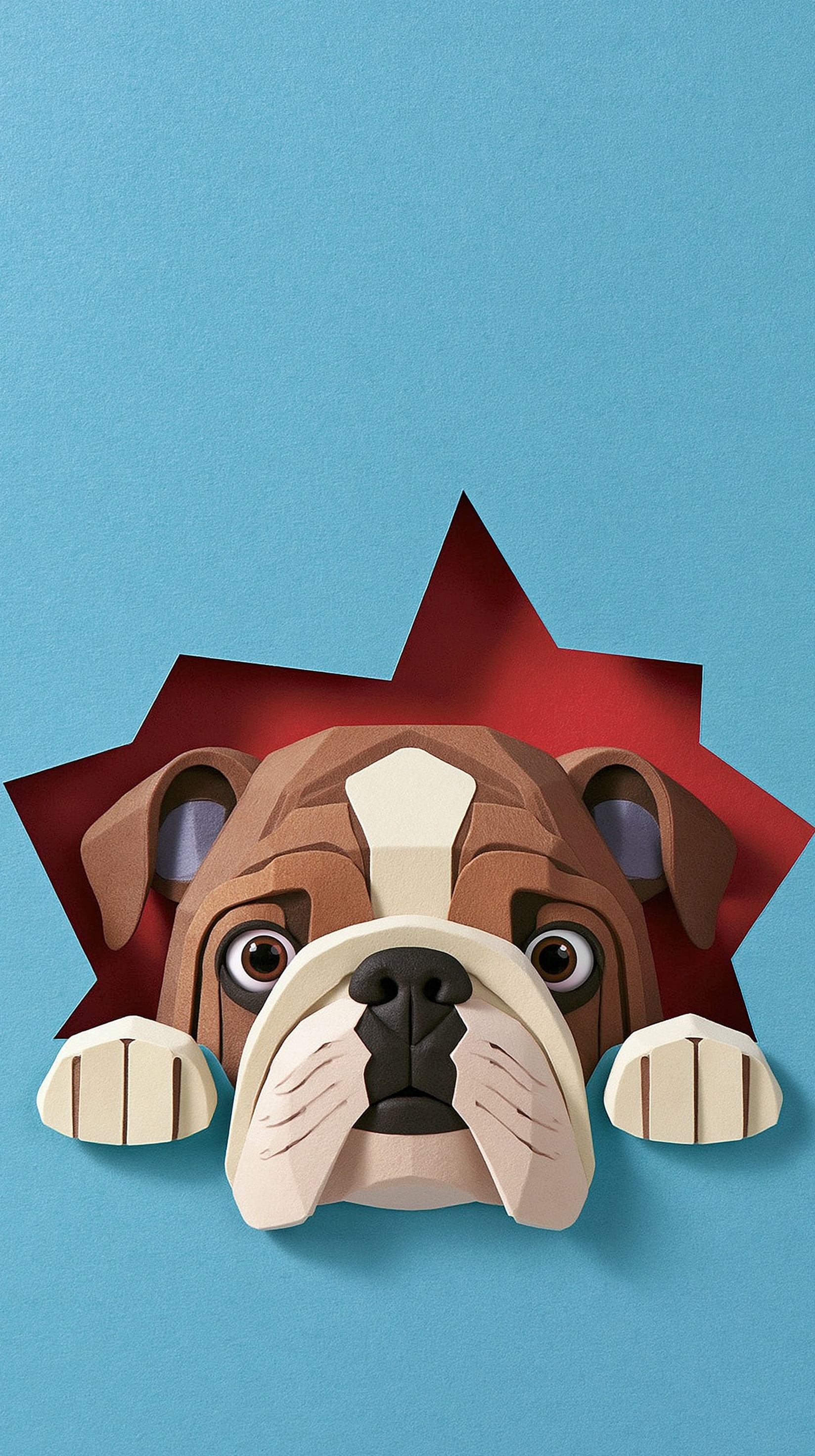 Adorable English Bulldog on a Crisp Background