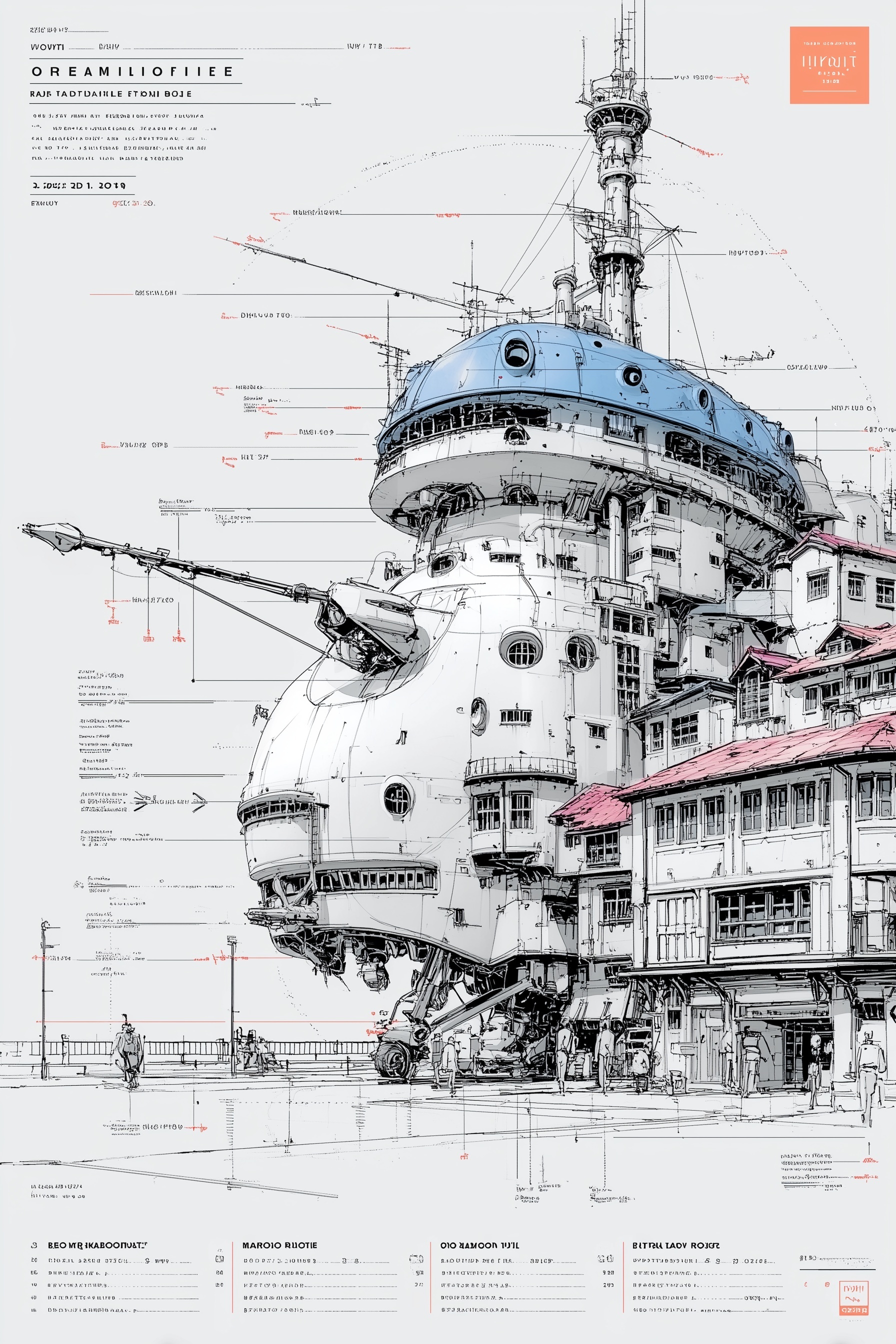 Future Blueprint: Surreal Residential Design Concept