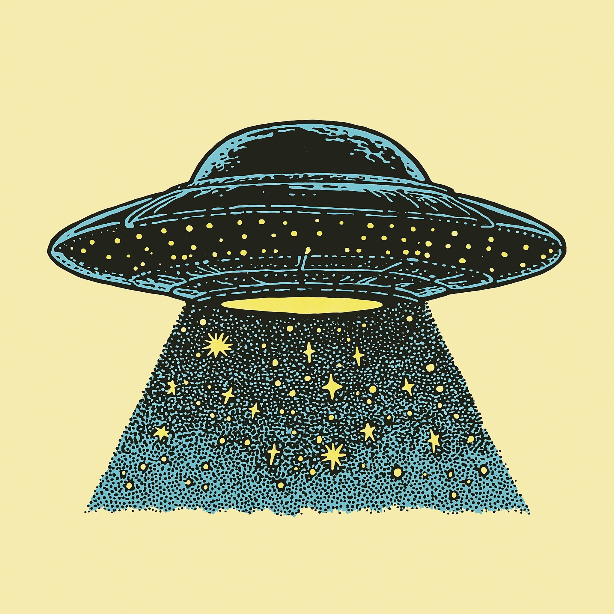 Discover the Mystery of Shining UFOs on White