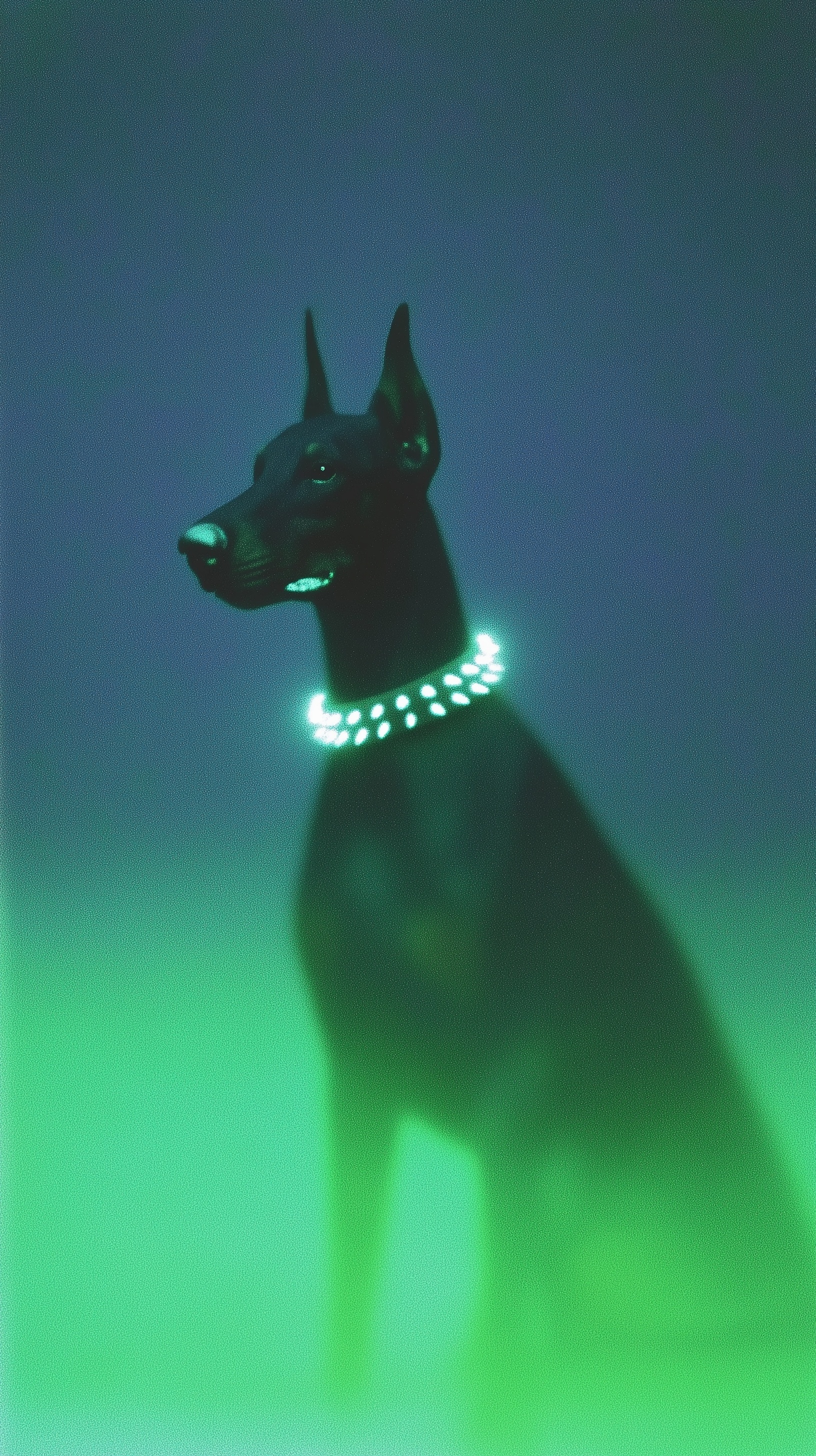 Enchanting Doberman: Dark Mystical Aura