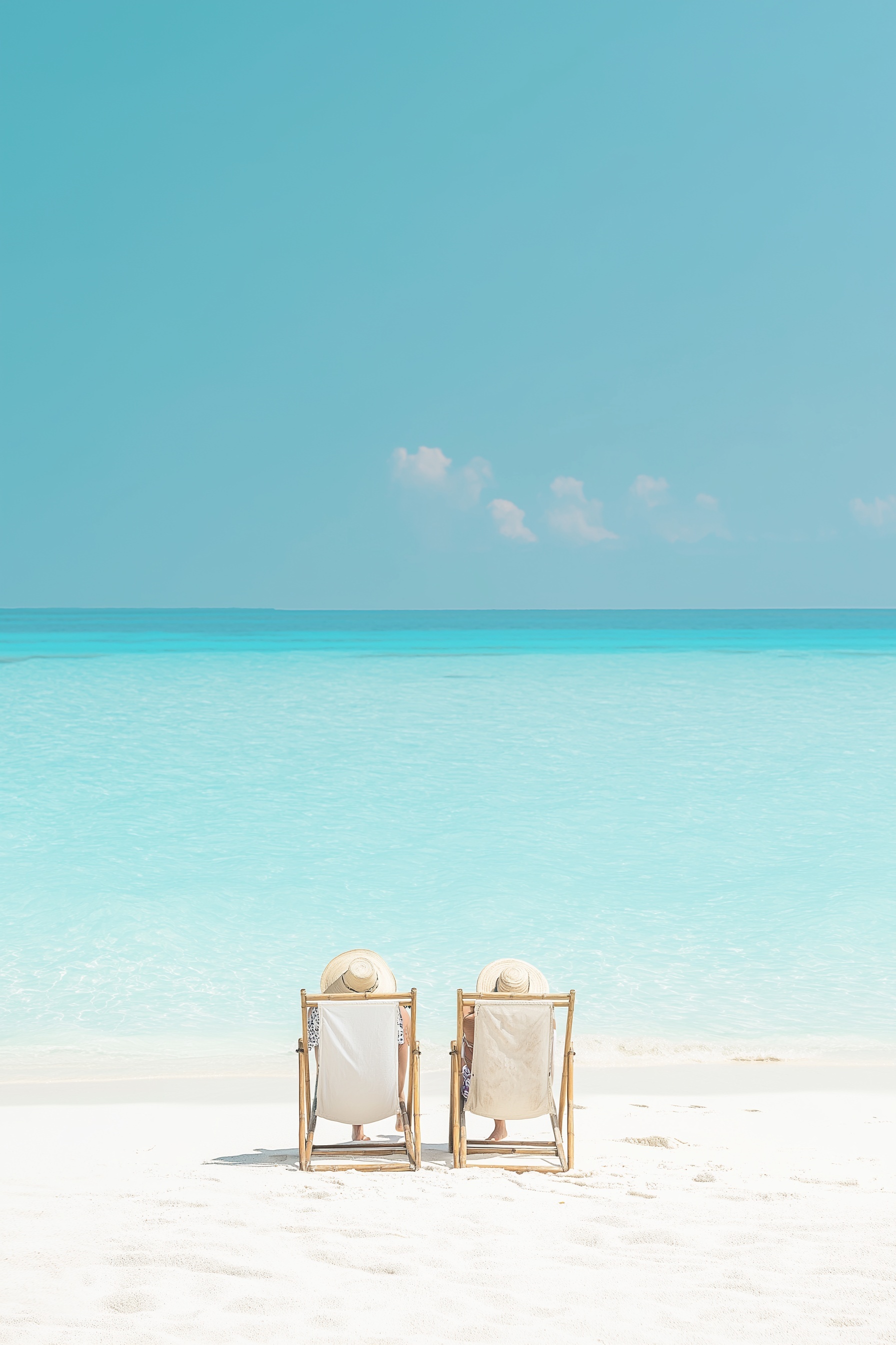 Serene Beach Moments: Minimalist Summer Vibes