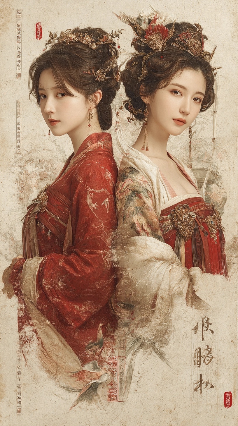 Elegant Sisters of the Three Kingdoms: Da Qiao & Xiao Qiao