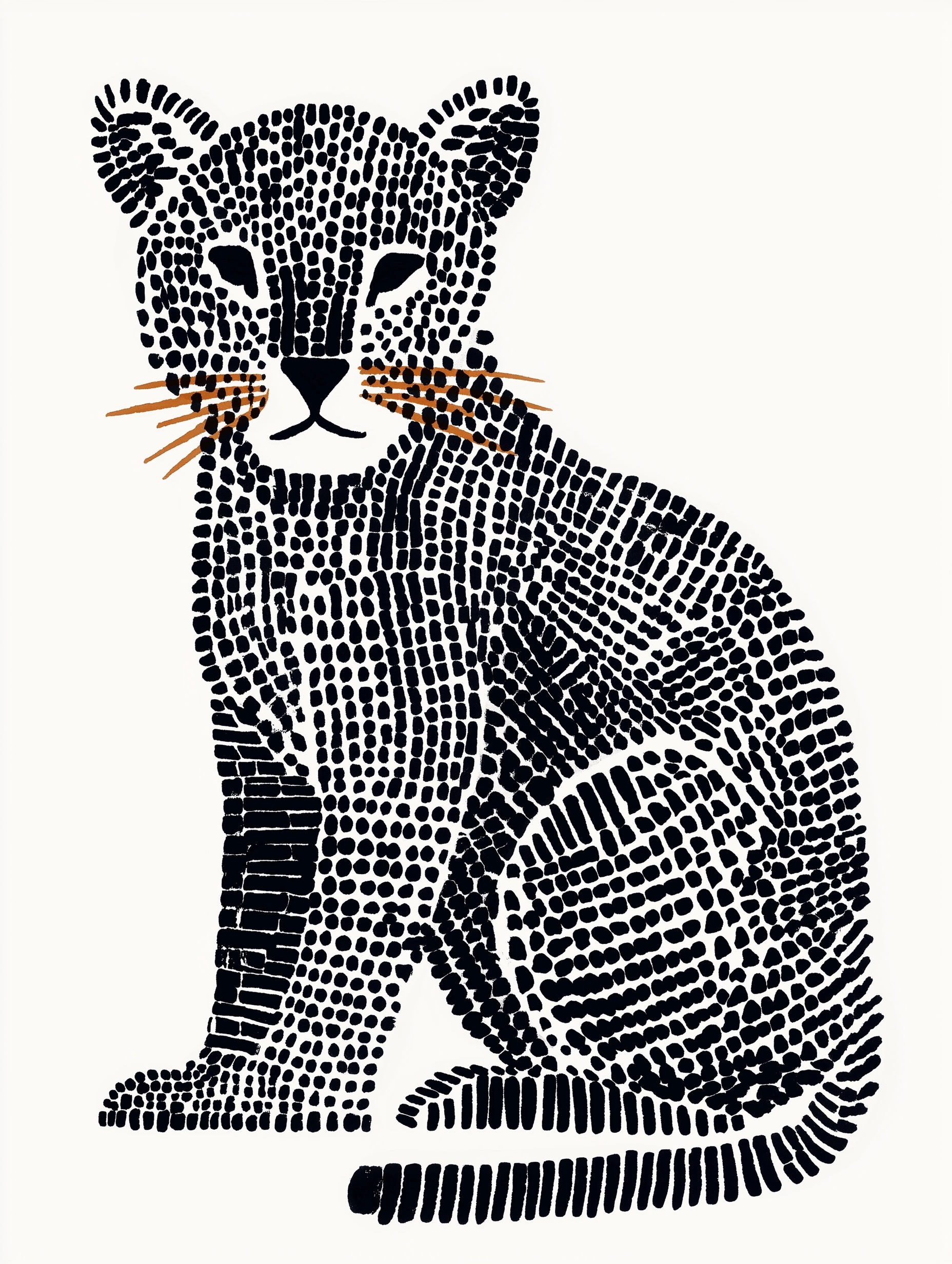 Charming Watercolor Jaguar for Kids' Decor