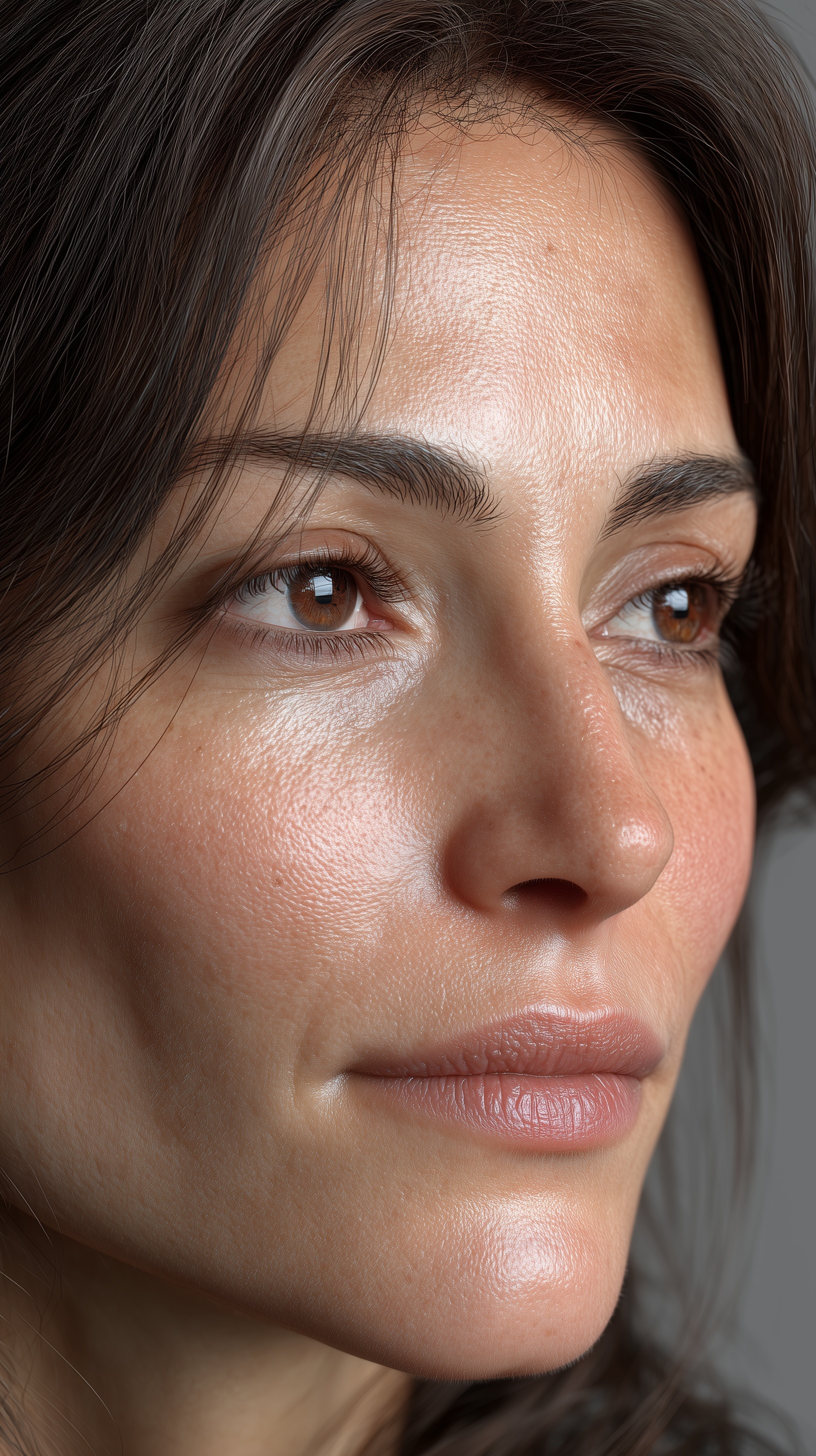 Elegant Portrait of a Naturally Radiant Woman