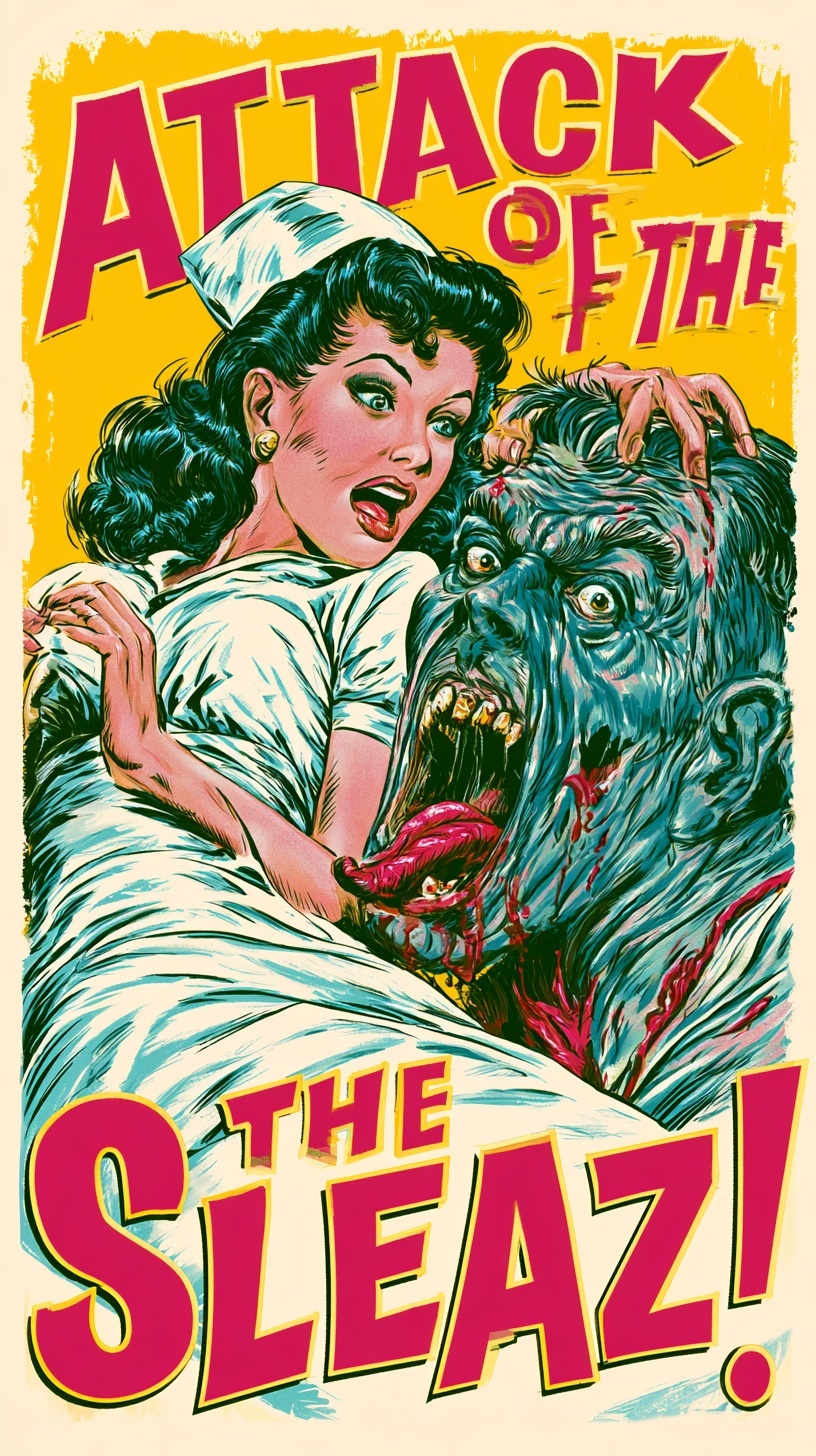 Retro Movie Poster: Attack of the Sleaz!