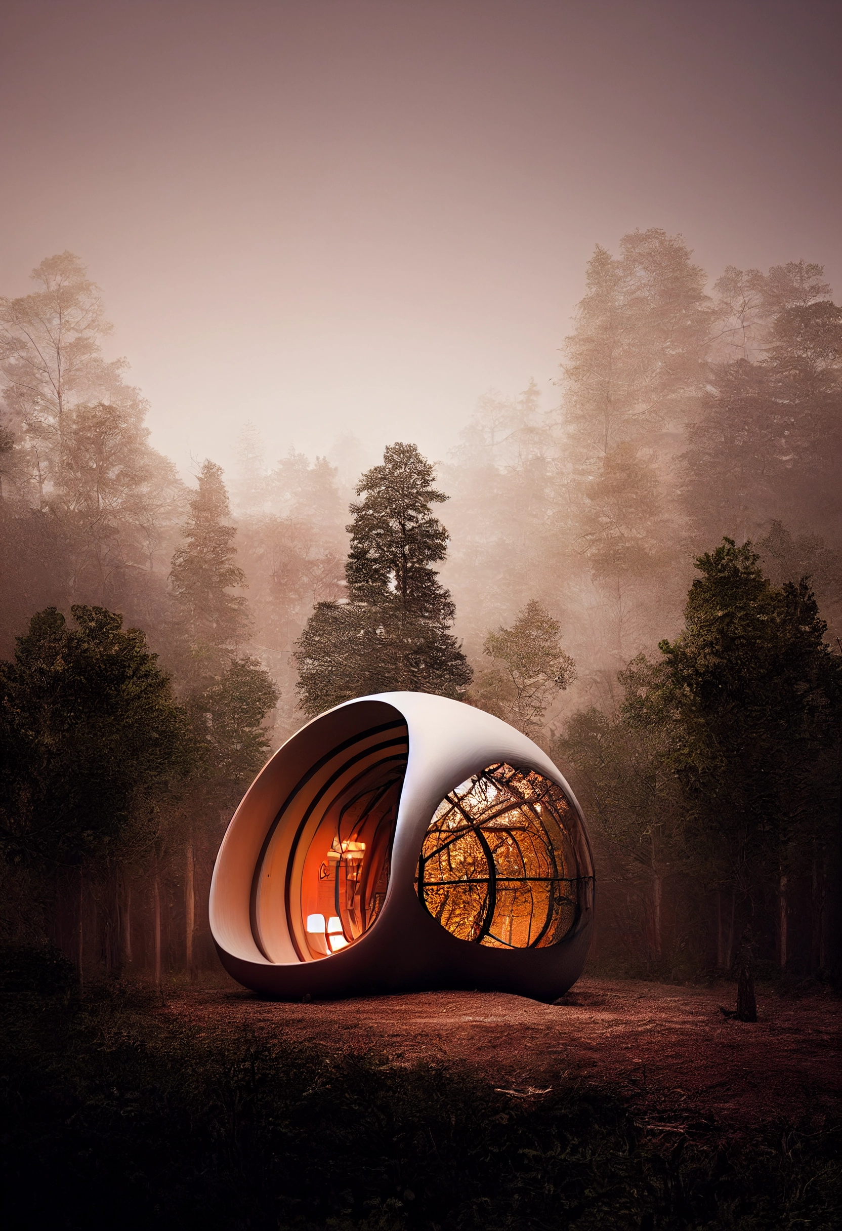 Thomas Heatherwick's Misty Pod: A Woodsy Architectural Marvel