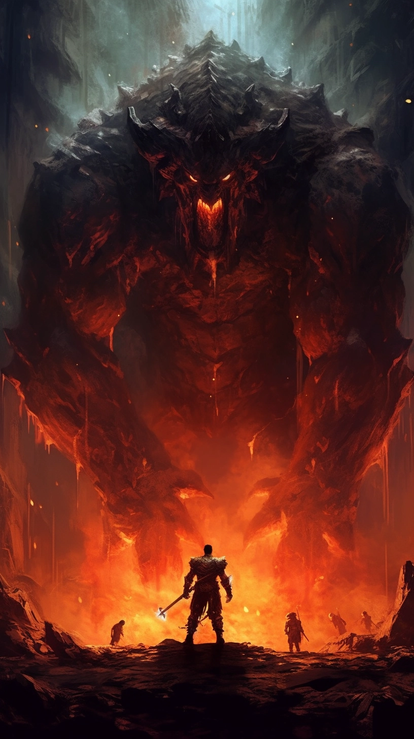 Fantasy Art Masterpiece: Balrog by Tyler Jacobson