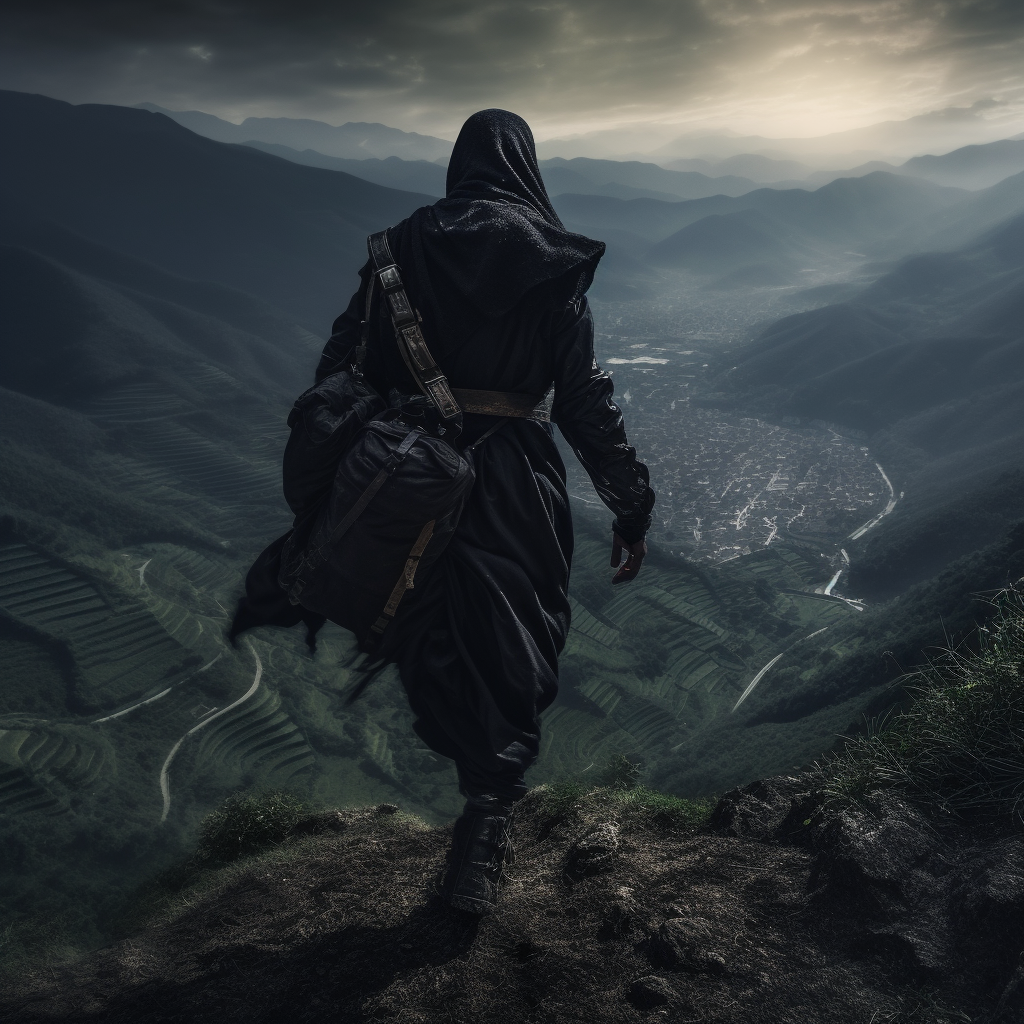 Journey with Ninja: Photorealistic 4K Backpacking Adventure